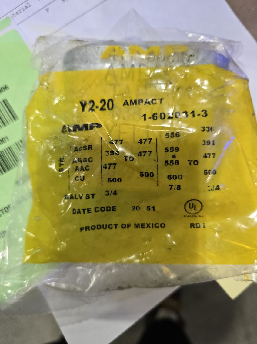 CONNECTOR, WG COMP 2PC AL/CU 477-477